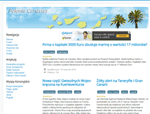 Tablet Screenshot of poloniacanarias.com